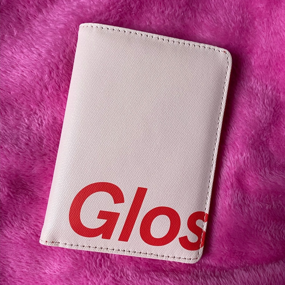 Glossier Passport holder